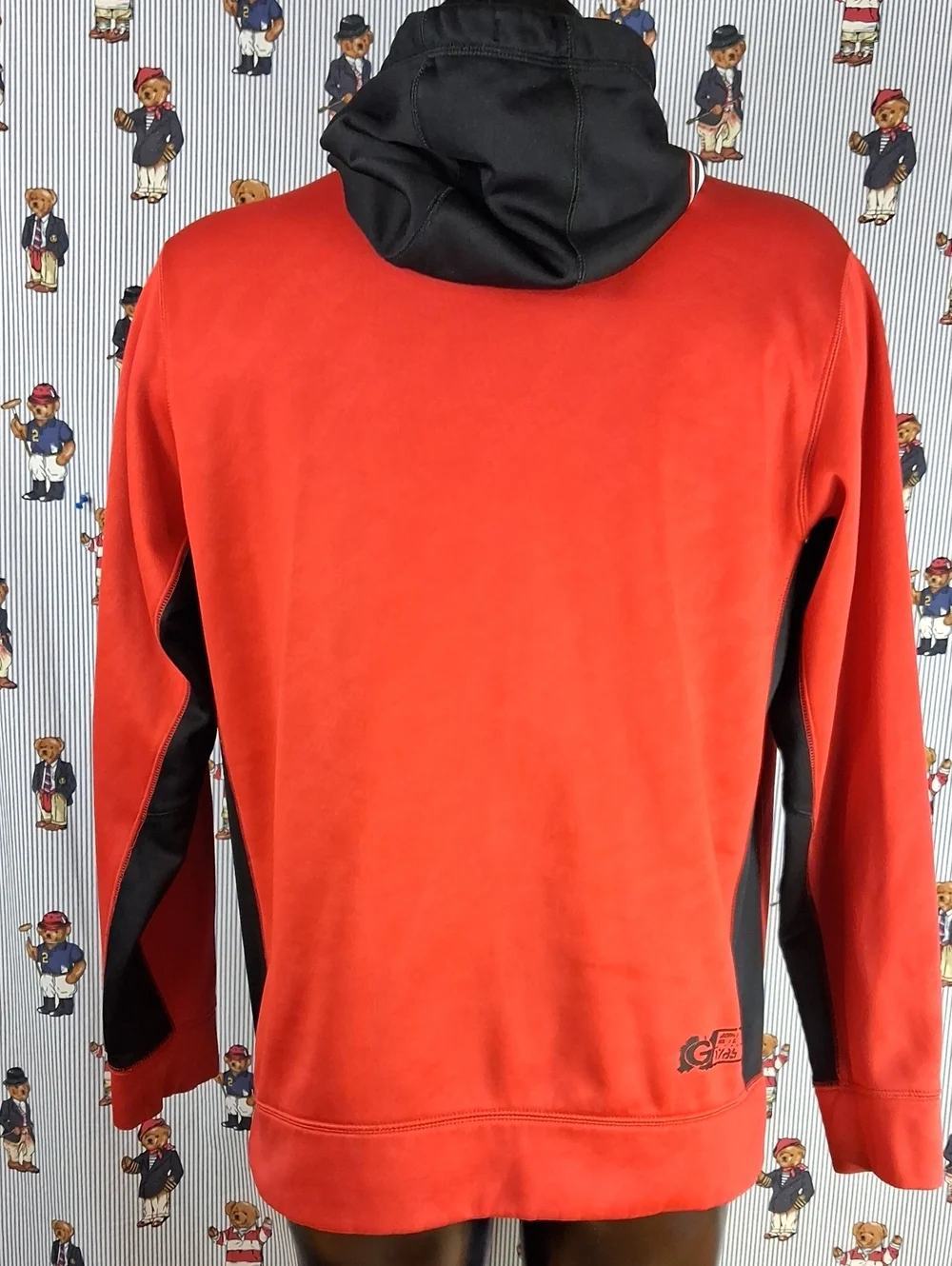 Nike Georgiq Bulldogs Therma Fit Red & Black Casual Activewear Lrg Hoodie